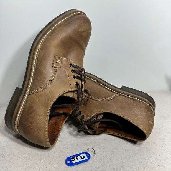 1883 by Wolverine Men's Henrik Plain Toe Oxford Size 9.5 Brown - Picture 1 of 7